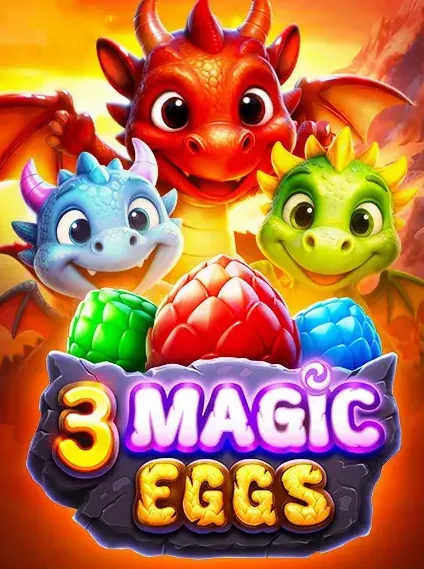 3 Magic Eggs Slot online at Falcon